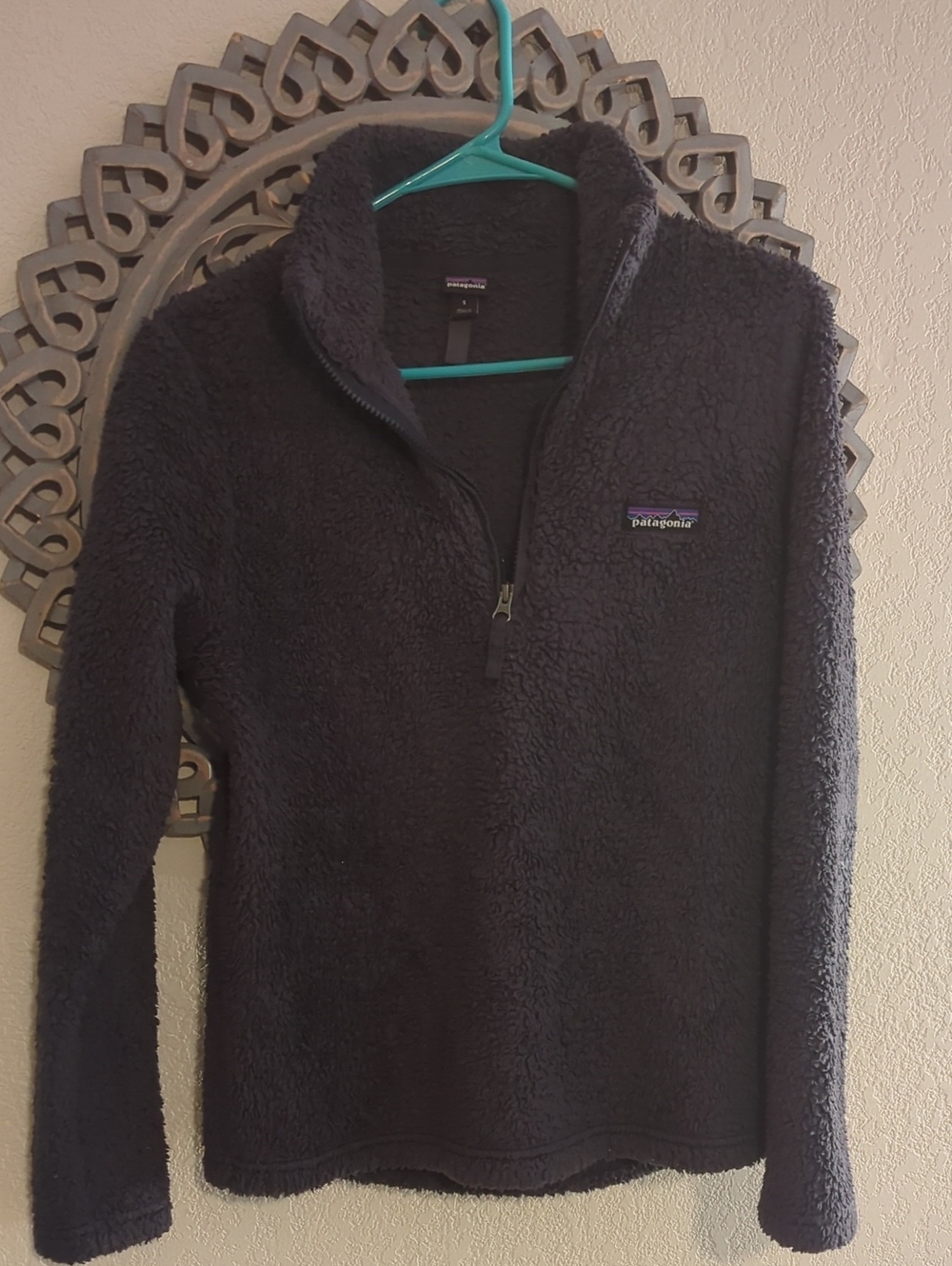 Patagonia Navy High-Pile Fleece 1/4 Zip Pullover